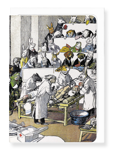 Ezen Designs - Vivisection of Humans (1899) - Greeting Card - Front