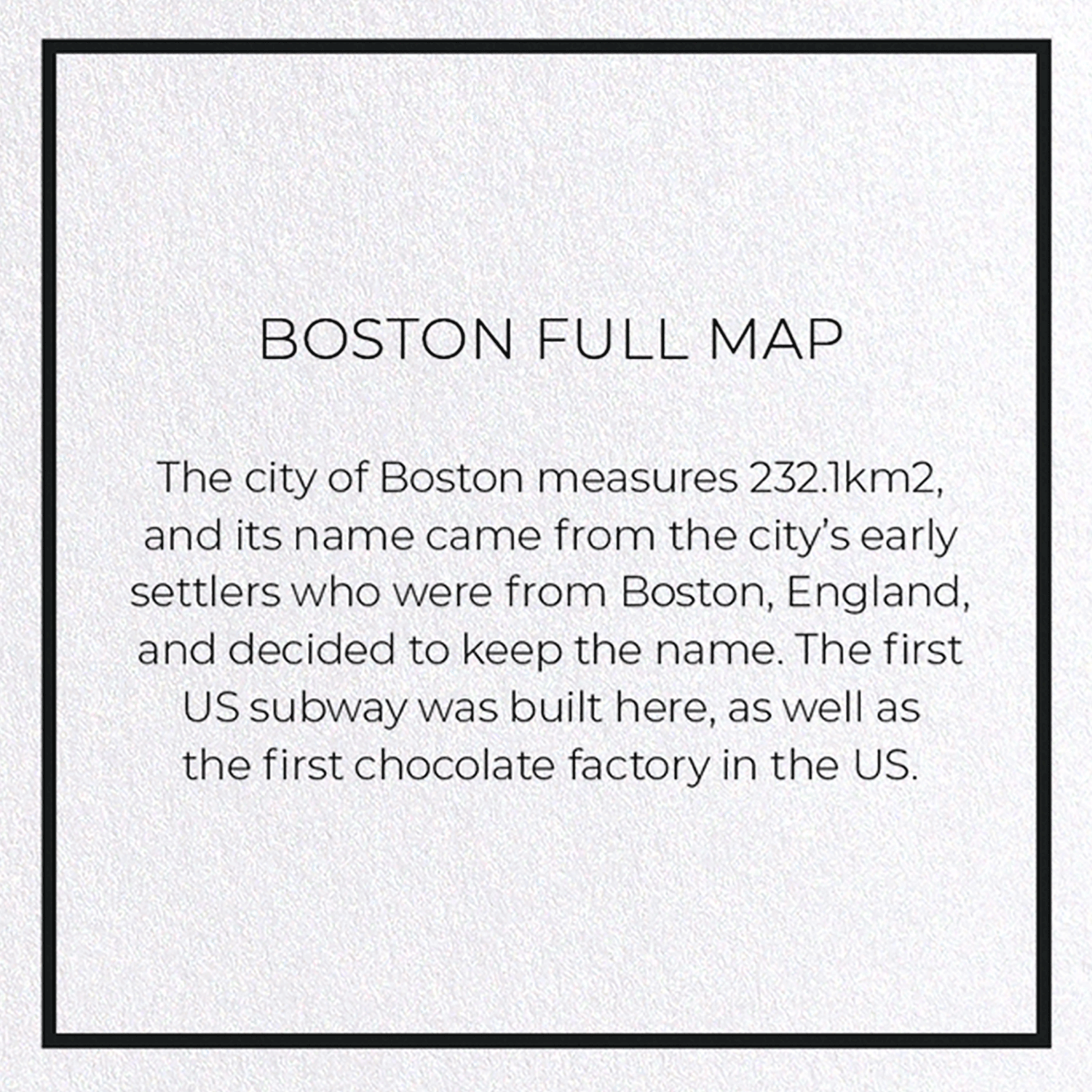BOSTON FULL MAP