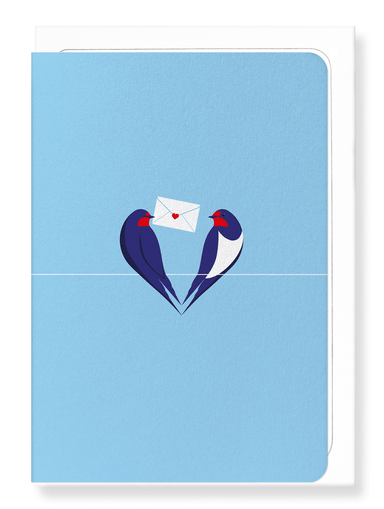 Ezen Designs - Sparrow message - Greeting Card - Front