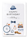 Ezen Designs - Birthday old boy - Greeting Card - Front