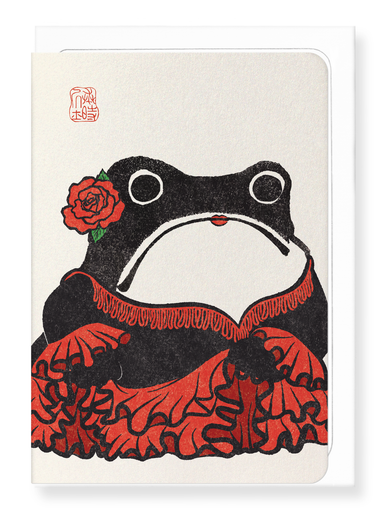 Ezen Designs - Flamenco Ezen Frog - Greeting Card - Front