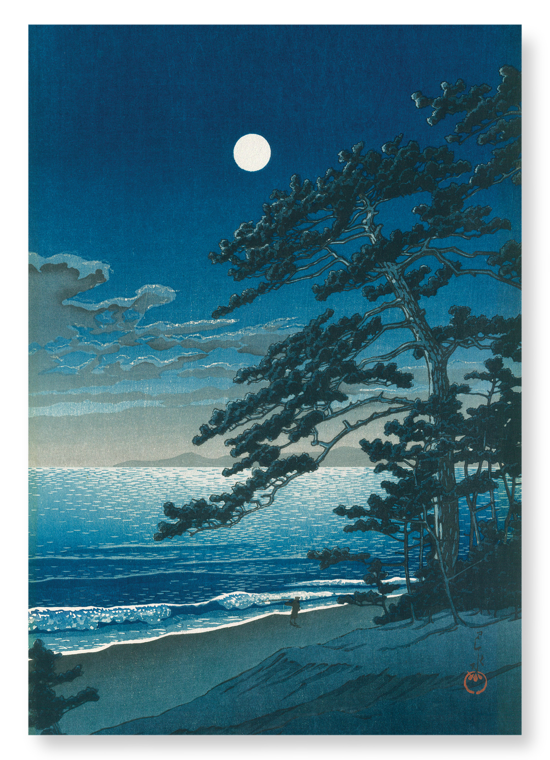 MOON AT NINOMIYA BEACH (1932)