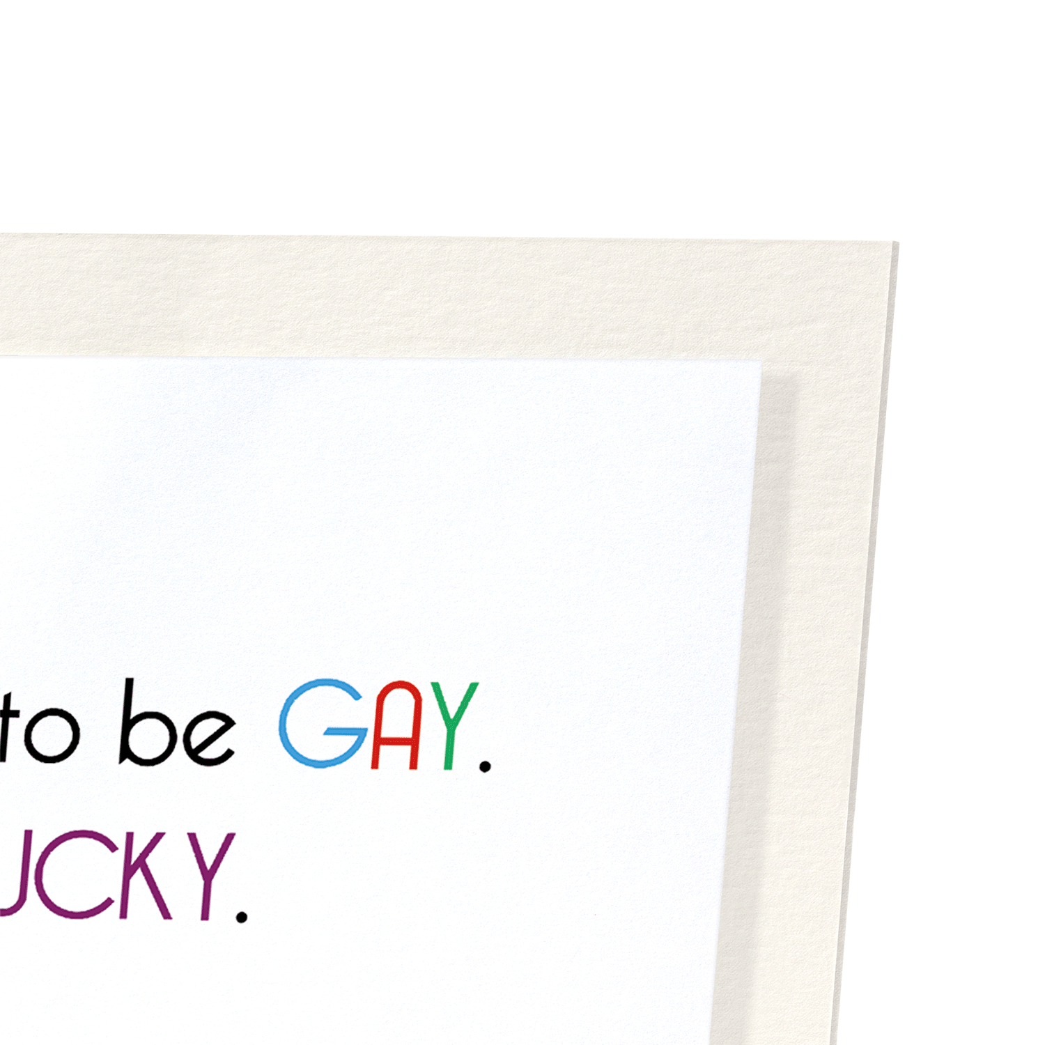 LUCKY AND GAY