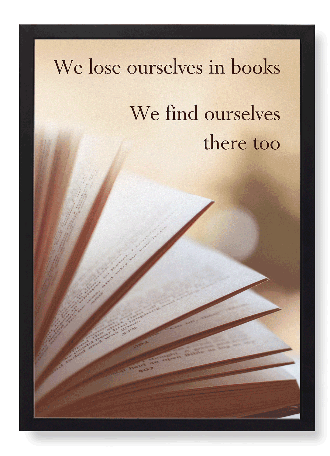 FINDING OURSELVES IN BOOKS