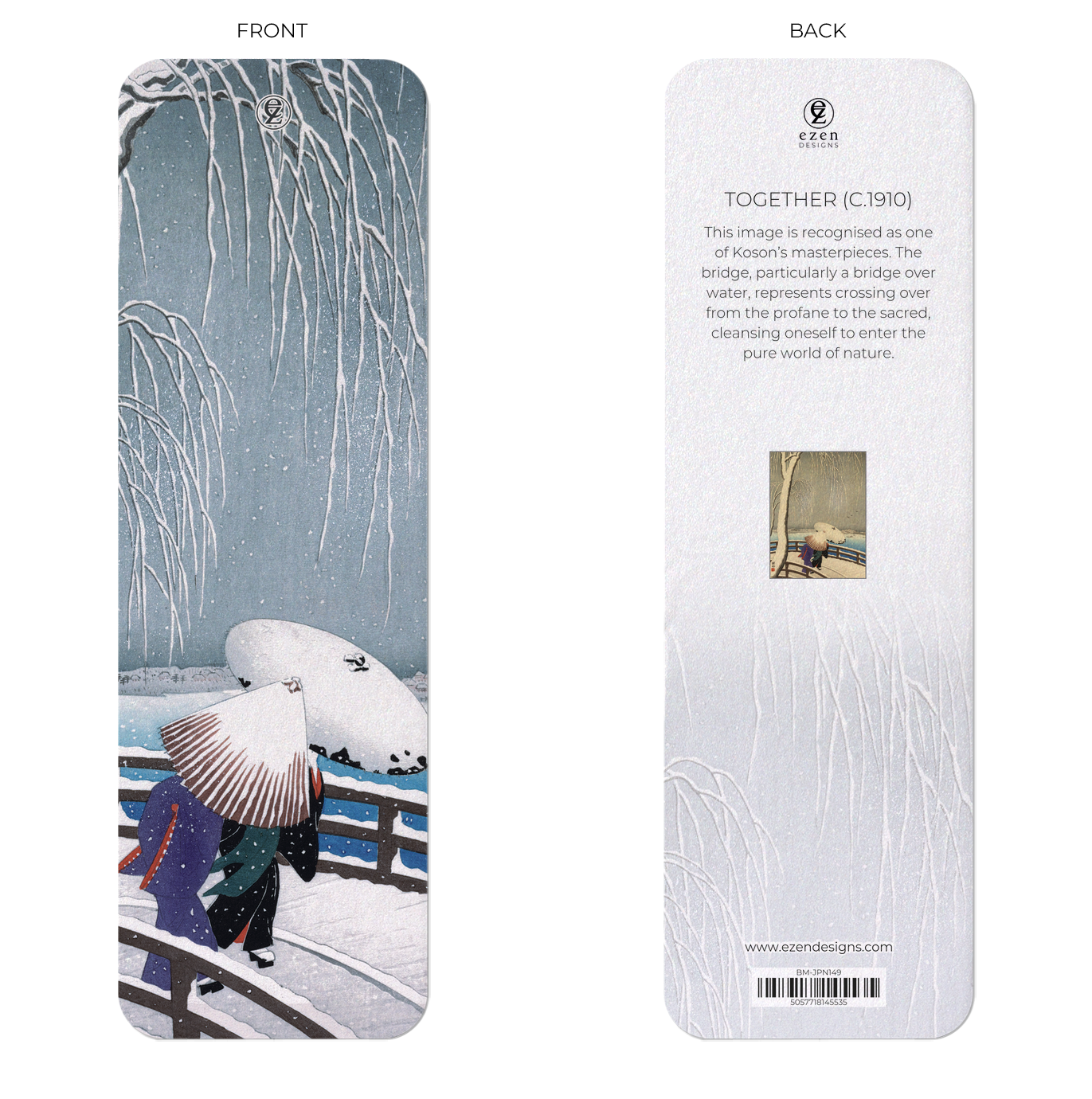 7 Bookmarks - Japanese Winter Designs