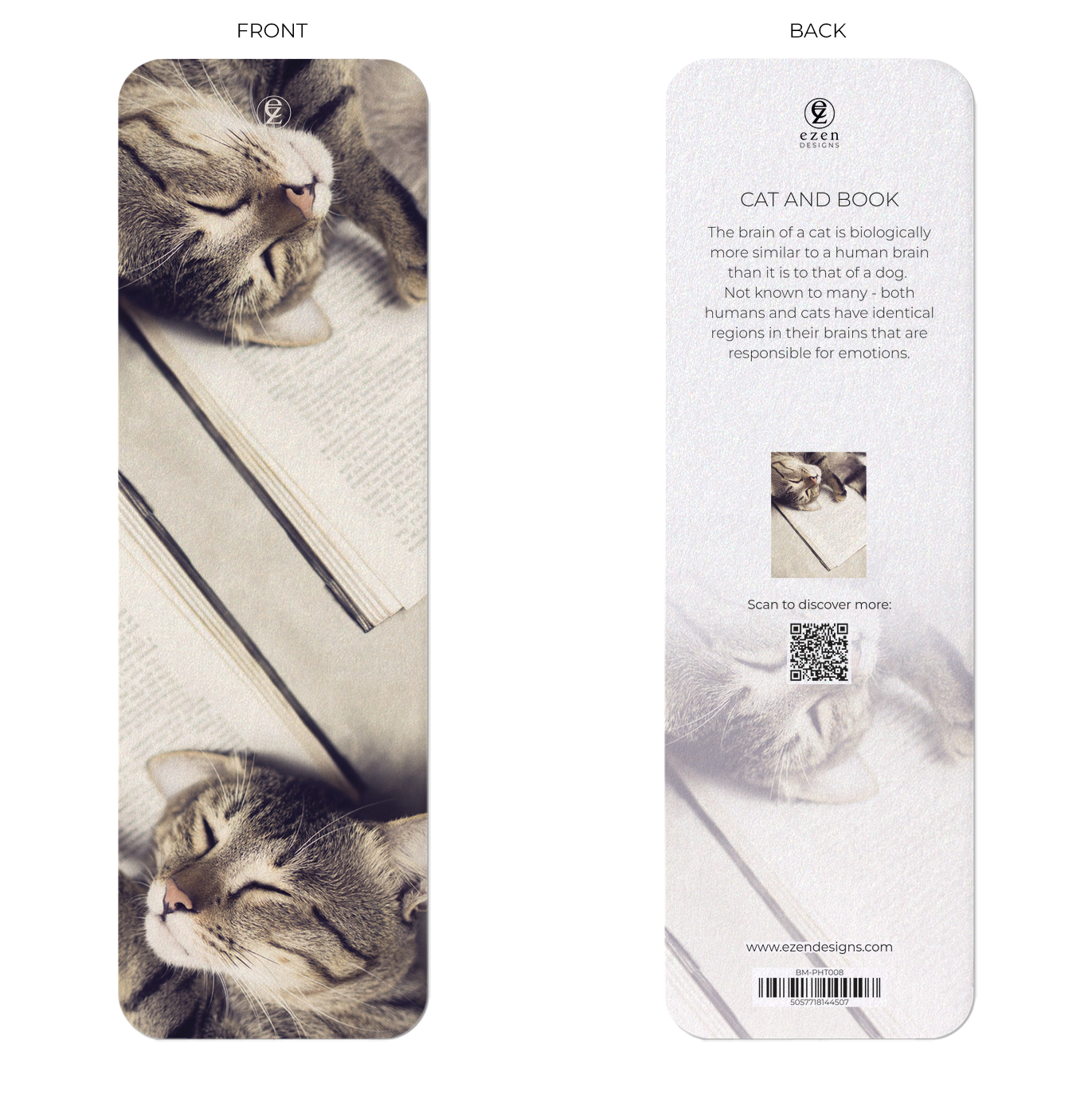 7 Bookmarks - Cat Designs