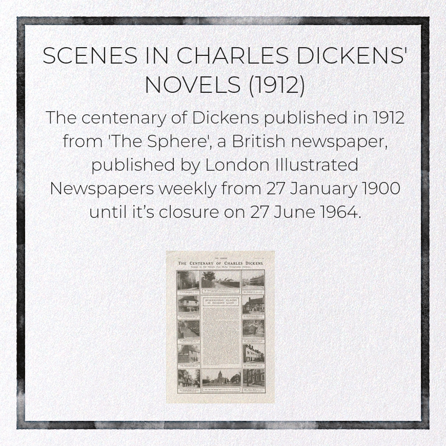 SCENES IN CHARLES DICKENS' NOVELS (1912)