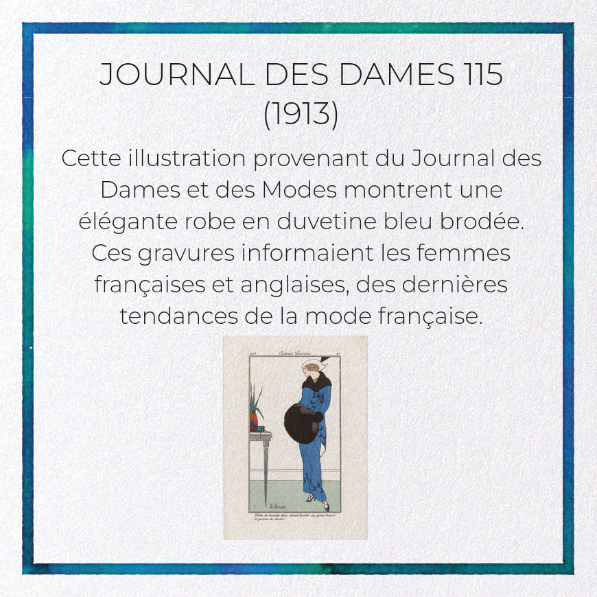JOURNAL DES DAMES 115 (1913)