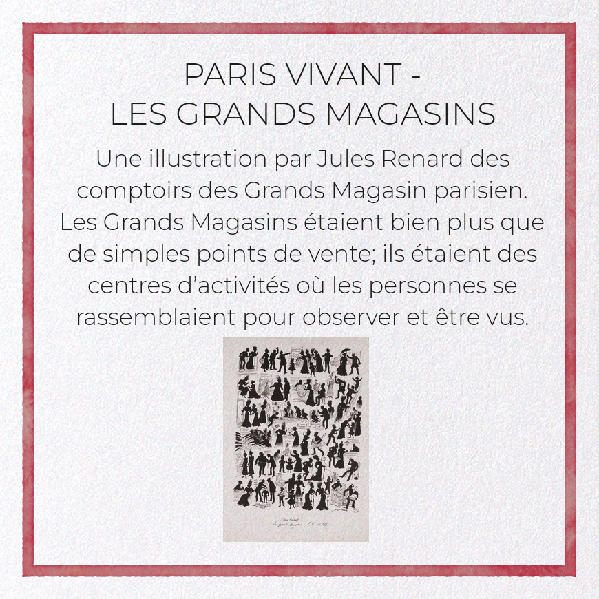 PARIS VIVANT - LES GRANDS MAGASINS