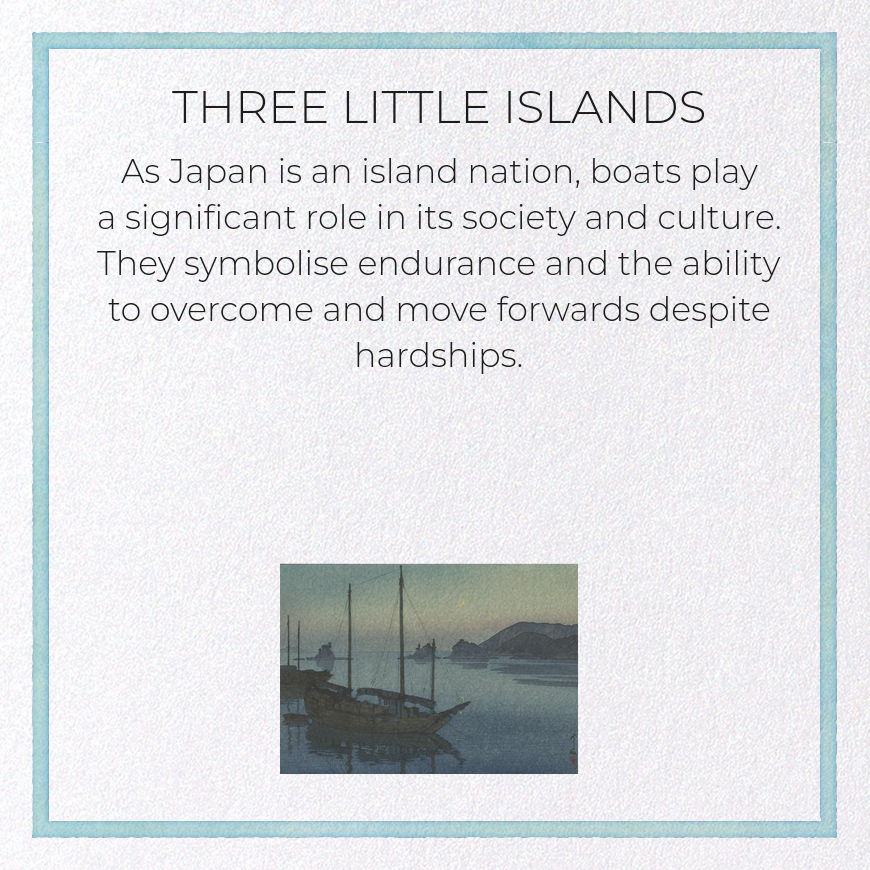 THREE LITTLE ISLANDS