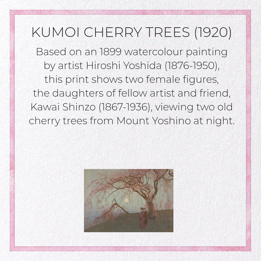 KUMOI CHERRY TREES (1920)