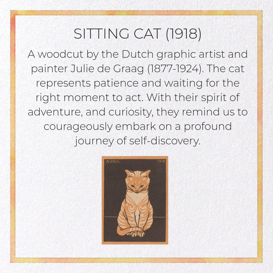 SITTING CAT (1918)