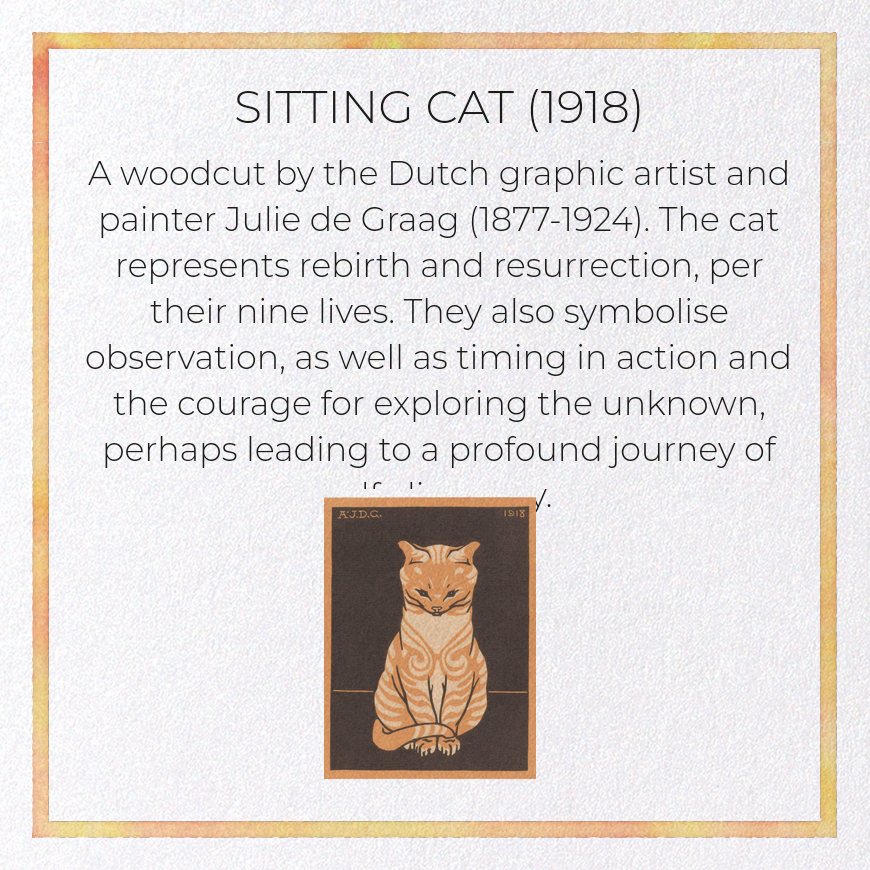 SITTING CAT (1918)