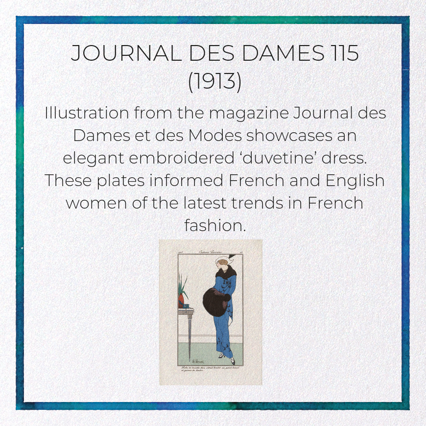 JOURNAL DES DAMES 115 (1913)