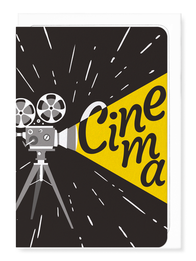 Ezen Designs - Cinema in print - Greeting Card - Front