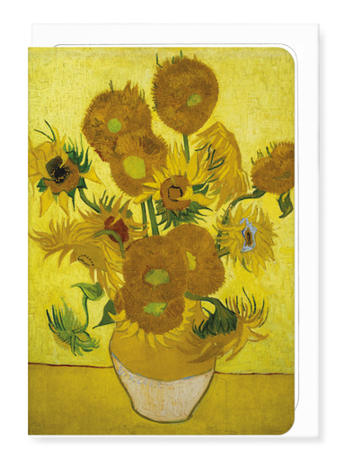 Ezen Designs - Sunflowers by van gogh - Greeting Card - Front