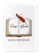 Ezen Designs - Seize the book - Greeting Card - Front