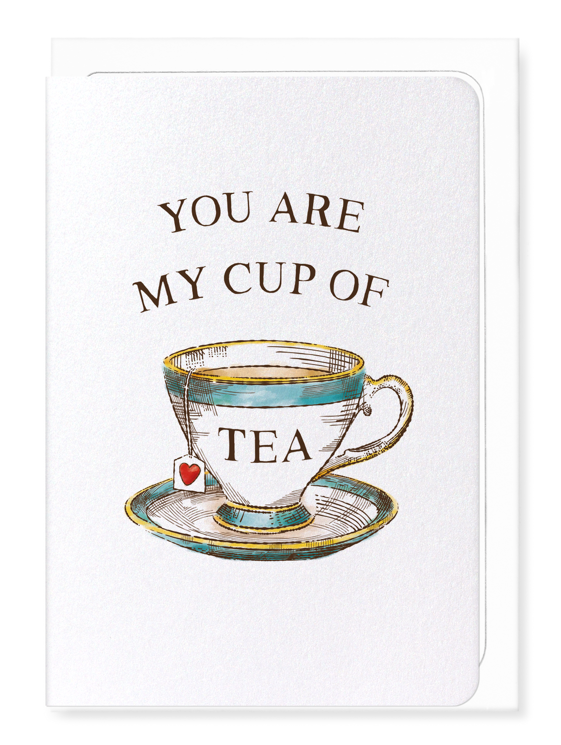 Ezen Designs - My cup of tea - Greeting Card - Front