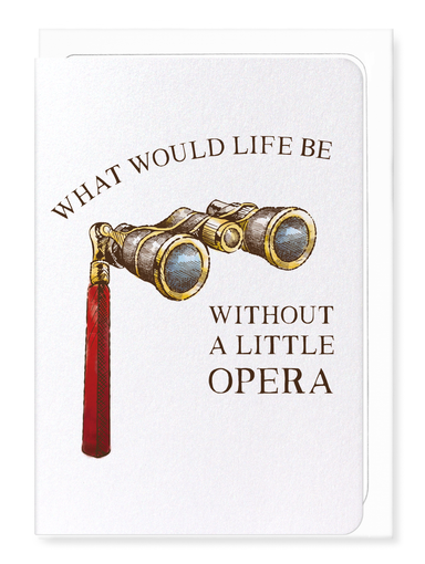 Ezen Designs - Life and opera - Greeting Card - Front