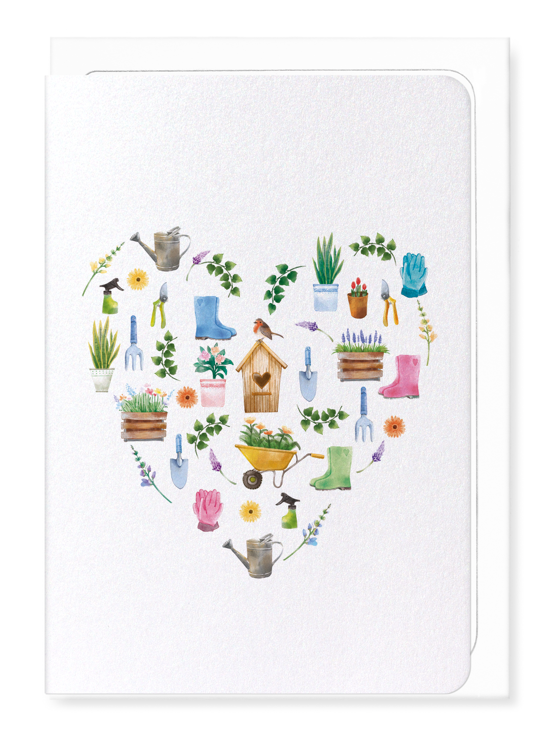Ezen Designs - Garden heart - Greeting Card - Front