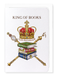 Ezen Designs - King of Books - Greeting Card - Front