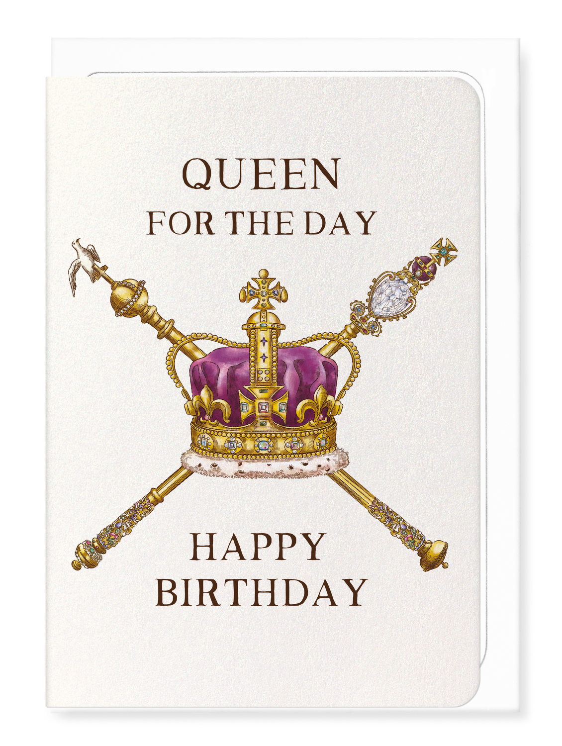 Ezen Designs - Queen for the day - Greeting Card - Front