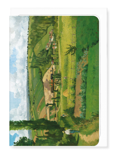 Ezen Designs - Landscape at Les Pâtis, Pontoise (1868) - Greeting Card - Front