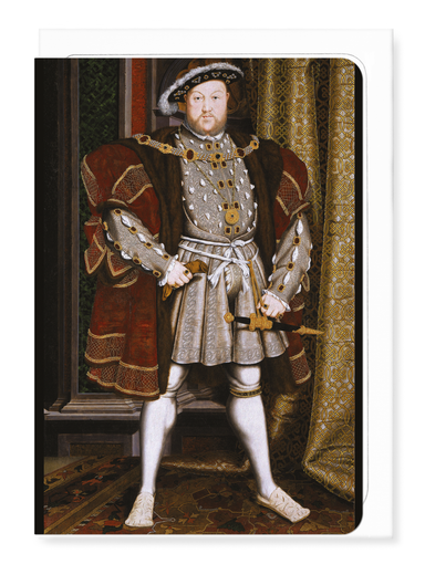 Ezen Designs - Portrait of King Henry VIII (c.1536) - Greeting Card - Front