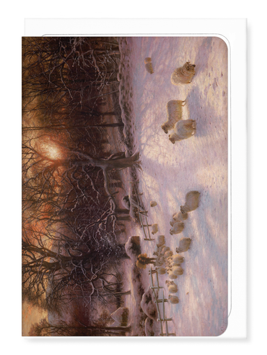 Ezen Designs - The Shortening Winter’s Day is Near Close (1903) - Greeting Card - Front