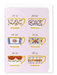 Ezen Designs - French Tea Cup Set A (c. 1825-1850) - Greeting Card - Front
