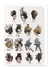 Ezen Designs - Fashionable Head Dresses (1830) - Greeting Card - Front