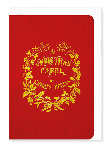 Ezen Designs - Christmas Carol Front Cover (1843) - Greeting Card - Front