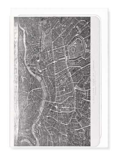 Ezen Designs - A Balloon View of London (c.1851) - Greeting Card - Front