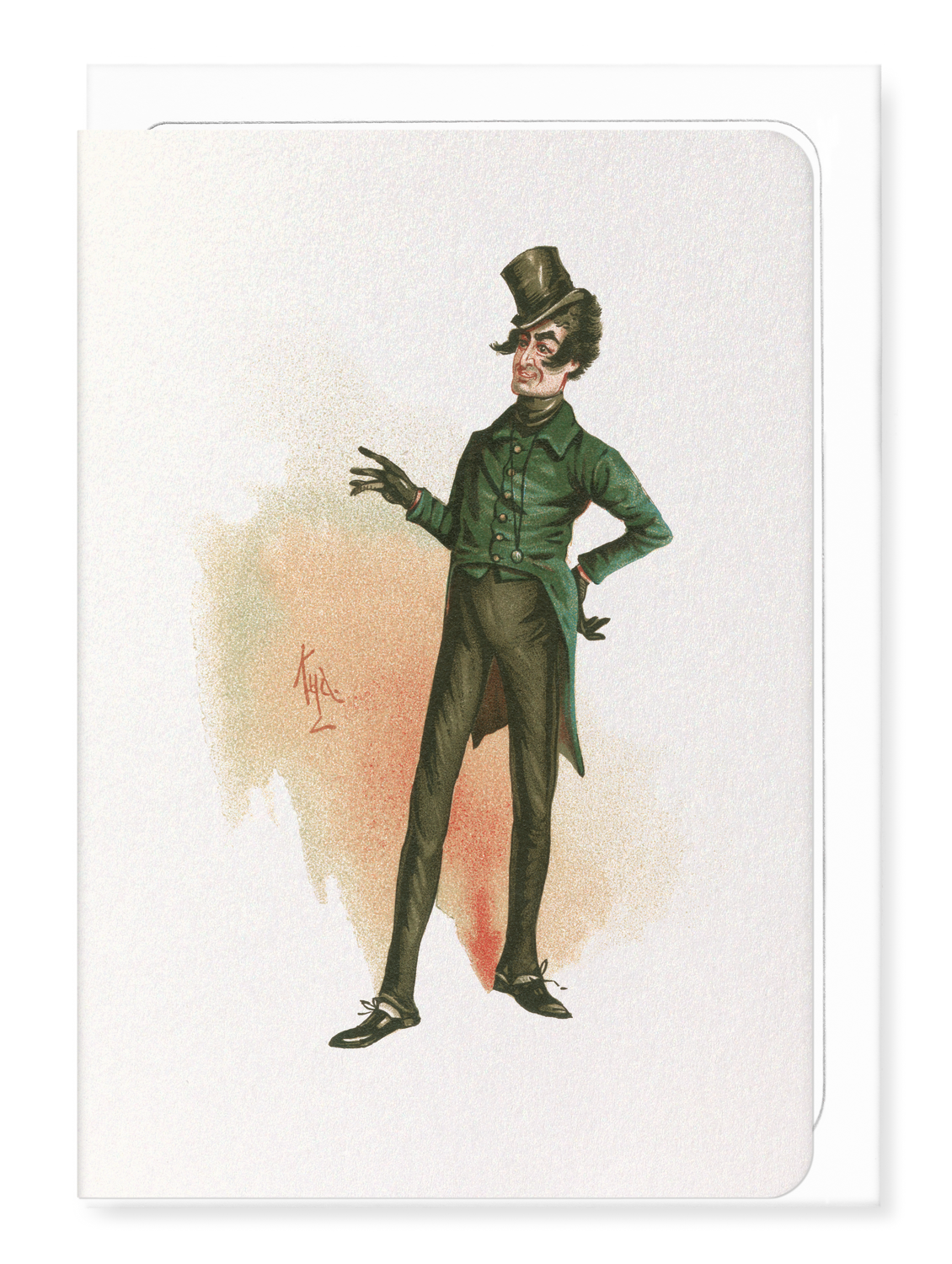 Ezen Designs - Mr. Jingle (1889) - Greeting Card - Front