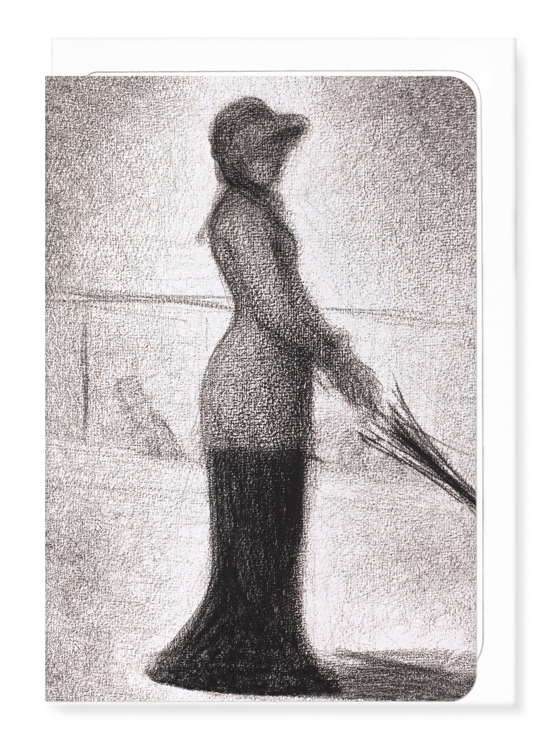 Ezen Designs - Woman with an Umbrella (1884-1886) - Greeting Card - Front