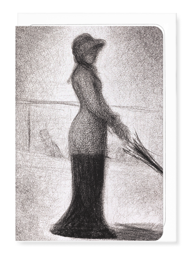 Ezen Designs - Woman with an Umbrella (1884-1886) - Greeting Card - Front