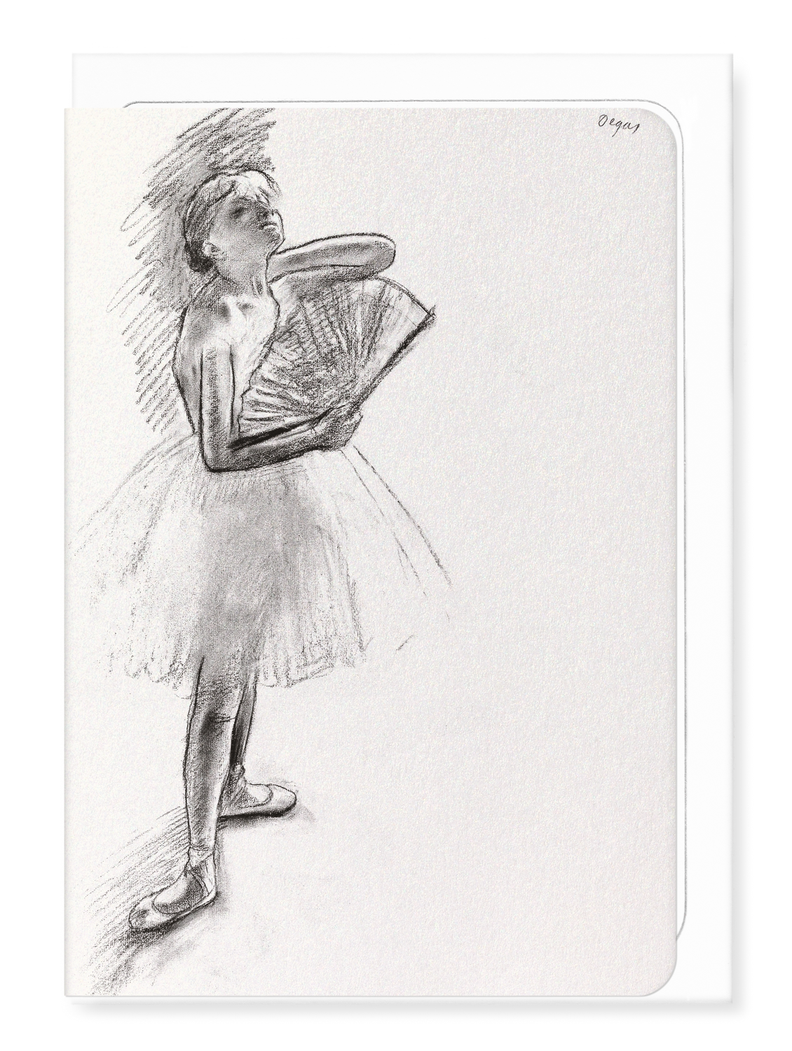 Ezen Designs - Dancer with a Fan (c.1880) - Greeting Card - Front