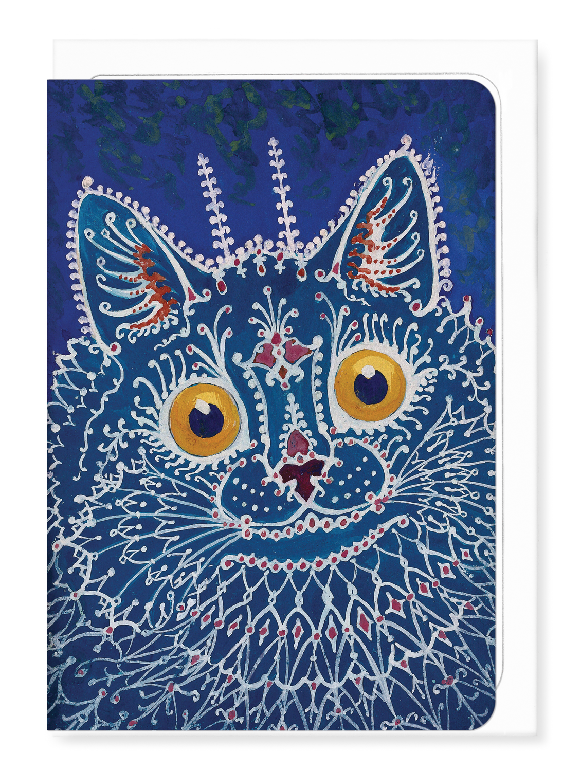 Ezen Designs - Cat in the “gothic” style (c.1930) - Greeting Card - Front