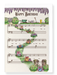 Ezen Designs - Garden Birthday Music Score - Greeting Card - Front