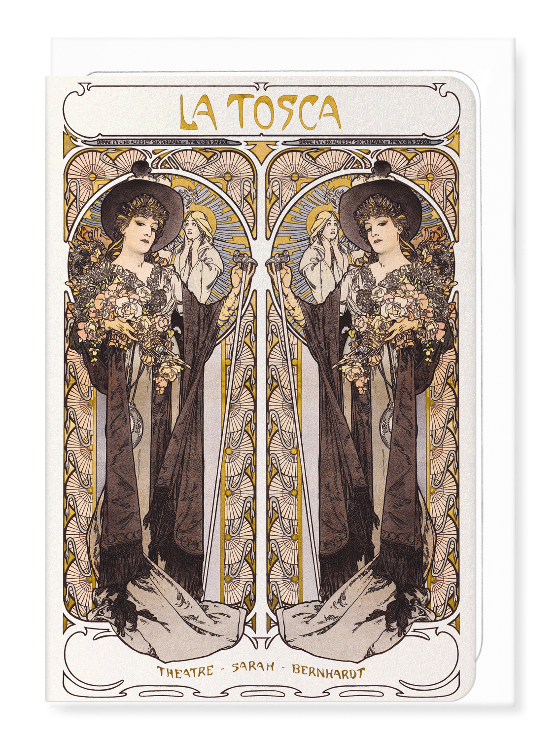 Ezen Designs - Poster for Tosca (1898) - Greeting Card - Front