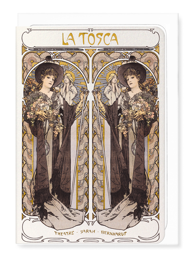 Ezen Designs - Poster for Tosca (1898) - Greeting Card - Front