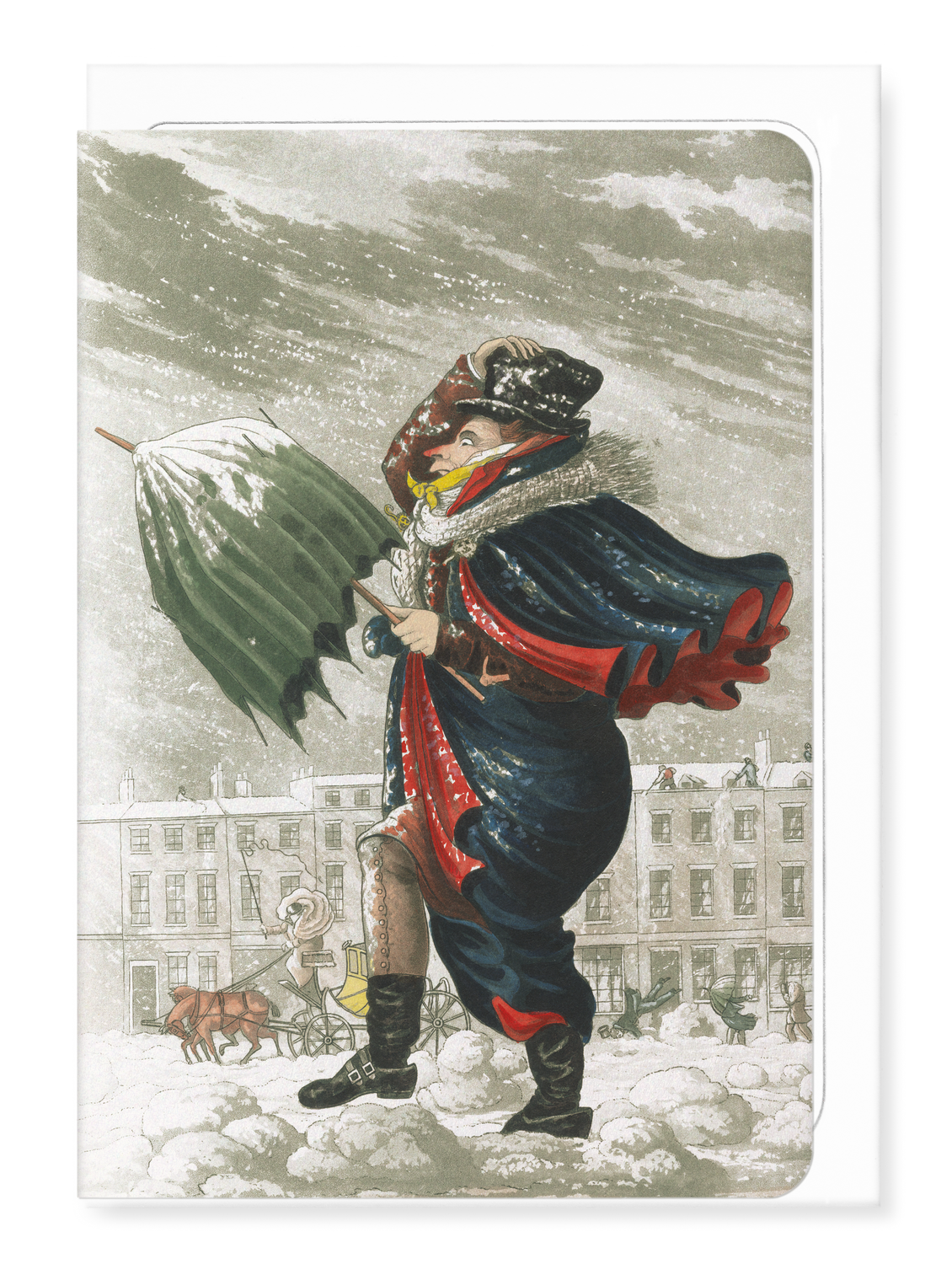 Ezen Designs - Covent Garden Christmas (1827) - Greeting Card - Front