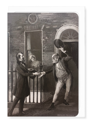 Ezen Designs - Charles Dickens Museum (1925) - Greeting Card - Front