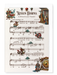 Ezen Designs - TURANDOT - NESSUN DORMA - OPERA MUSIC SCORE - Greeting Card - Front