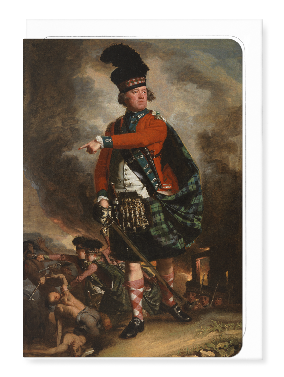 Ezen Designs - Portrait of Lord Eglington (C.1780) - Greeting Card - Front