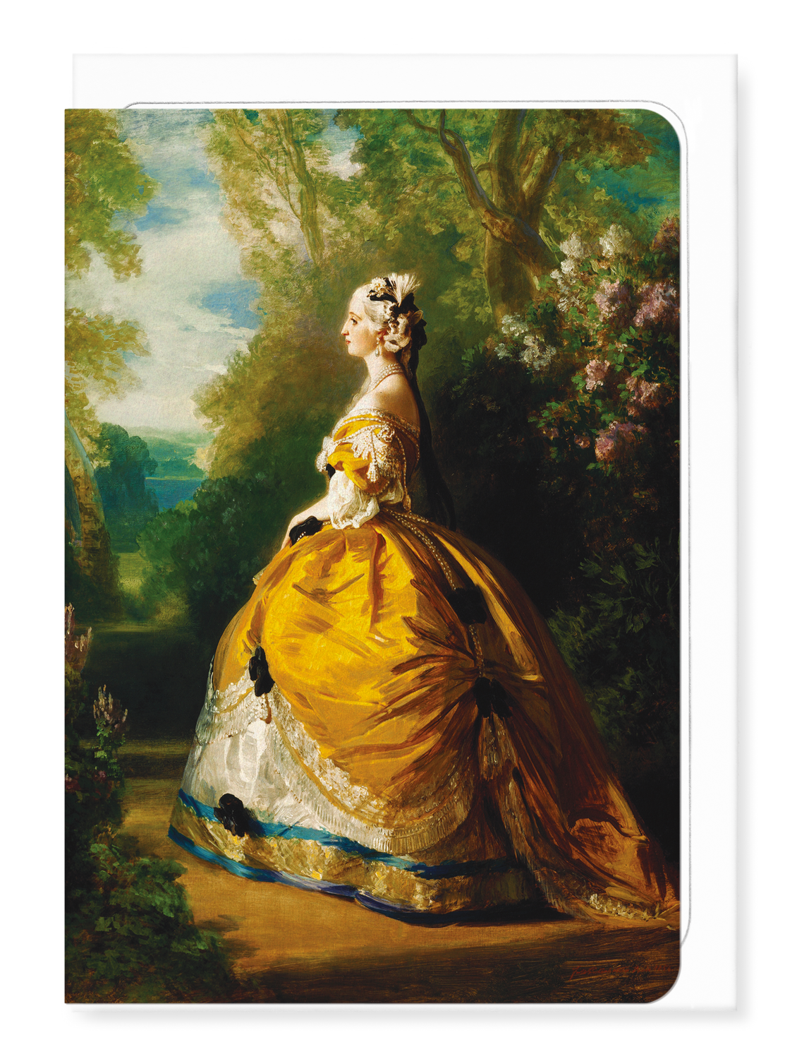 Ezen Designs - Empress Eugénie (1854) - Greeting Card - Front