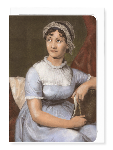 Ezen Designs - Portrait of Jane Austen (c.1833) - Greeting Card - Front