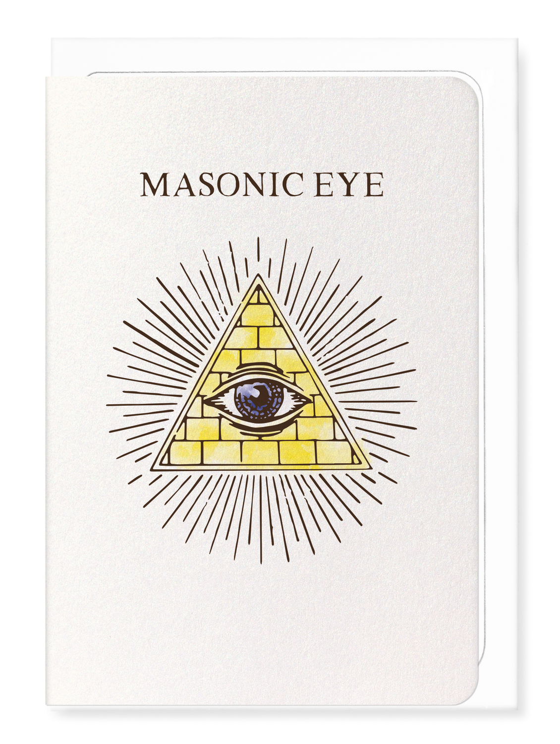 Ezen Designs - All seeing eye - Greeting Card - Front