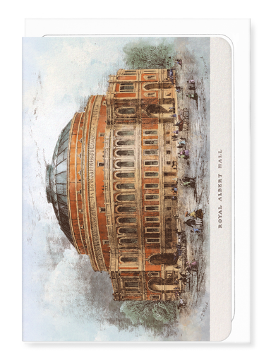 Ezen Designs - The Royal Albert hall (1872) - Greeting Card - Front