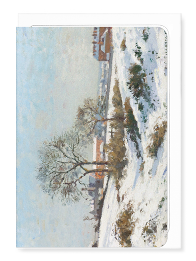 Ezen Designs - Snowy Landscape at South Norwood (1871) - Greeting Card - Front